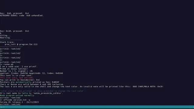 Screenshot of Serēnum release 2