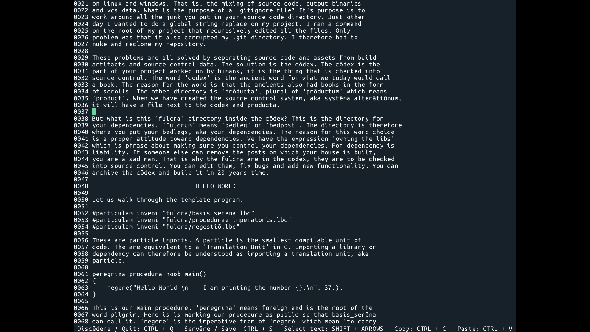Screenshot of Serēnum release 5